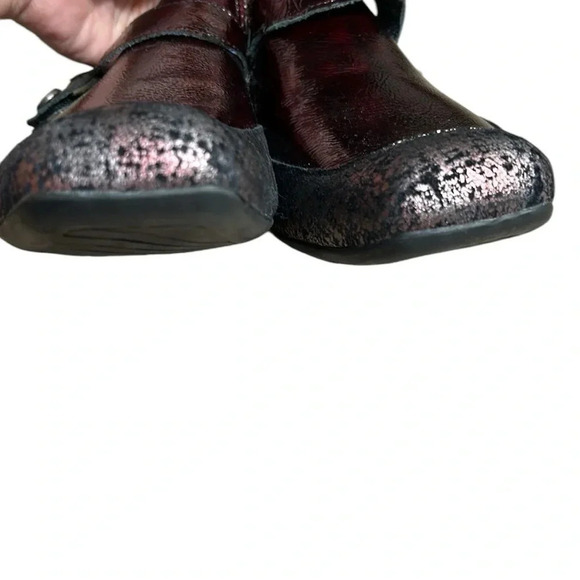 UTV  shoes,women, leather , size 11.5, burgundy ,Un tour en ville,multicolor,EC - Picture 13 of 16